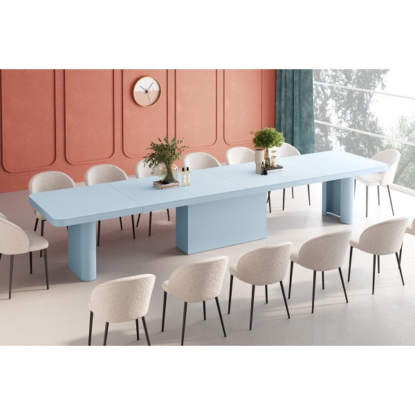 Stół rozkładany PORTOFINO - Wariant Kolorystyczny: Niebieski MAT - Hubertus